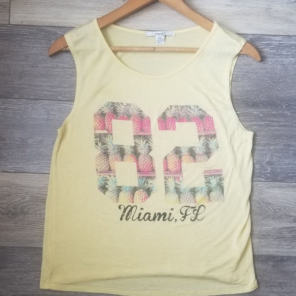 Papaya tank top